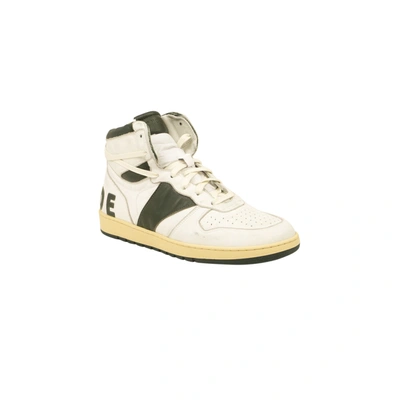 Rhude White And Forest Green Rhecess Hi Top Sneakers In Multi