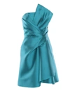 Alberta Ferretti Midi Dress In Multicolor