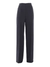 Alberta Ferretti Wide-leg Satin Pant Inverted Pleats In Multicolor