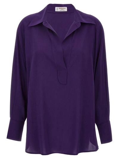 ALBERTO BIANI ALBERTO BIANI GEORGETTE CREPE BLOUSE