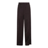 Jil Sander Dark Brown Viscose Blend Trousers
