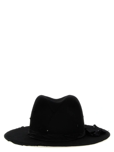 Yohji Yamamoto 'damage Soft' Hat In Black