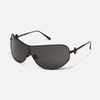 Quay Balance 51mm Shield Sunglasses In Matte Black,smoke