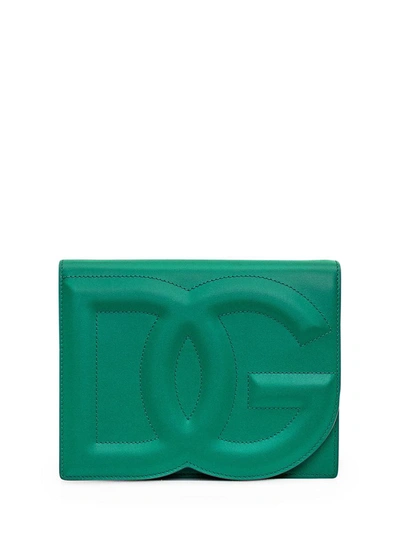 Dolce & Gabbana Shoulder Bag In Green