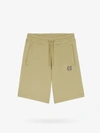 Maison Kitsuné Maison Kitsune "oversized Sporty Bermuda Shorts With Bold In Green