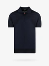 Kiton Ciro Paone Polo Shirt In Blue