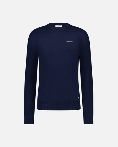 Vuarnet Jean  V-neck Jumper In Dark Navy