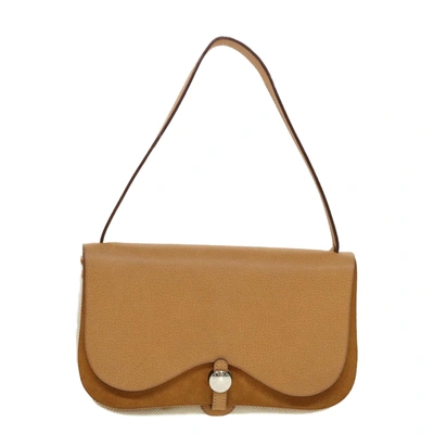 Pre-owned Louis Vuitton Monogram Beige Leather Shoulder Bag ()