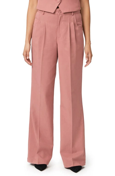 Paige Women's Merano High-rise Wide-leg Pants In Dusk Pink