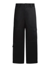 Gucci Cargo Pants In Cotton Drill With Patch In Black