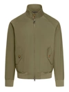 Baracuta G9 Harrington Jacket In Cotton Blend In Green