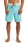 Quiksilver Surfsilk Scallop Board Shorts In Limpet Shell