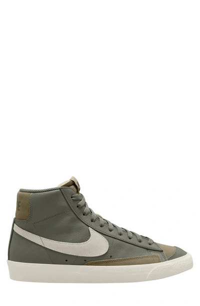 Nike Men's Blazer Mid 77 Premium Casual Sneakers From Finish Line In Grey