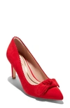 COLE HAAN BELLPORT BOW POINTED TOE PUMP
