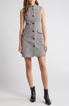Rag & Bone Slade Italian Tweed Vest Dress Nvywhiteml In Navy White Melange