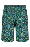 UNDER ARMOUR KIDS' BOOST PRINT ATHLETIC SHORTS