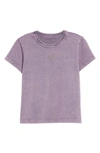 Alexander Wang T Alexanderwang.t Essential Cotton Logo Tee In Acid Pink Lavender