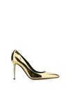 Giuseppe Zanotti Jakye 100mm Metallic-finish Pumps In Gold