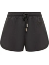 Off-white Crispy Ny Mesh Shorts In Black