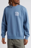 OBEY FORCE FOR CHAOS EMBROIDERED CREWNECK SWEATSHIRT
