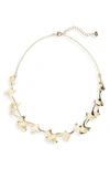 Nordstrom Ginkgo Leaf Collar Necklace In Gold