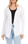 KAREN KANE KAREN KANE POPPY DRAPED OPEN FRONT CARDIGAN