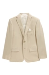 Tallia Kids' Linen Blend Sport Coat In Beige