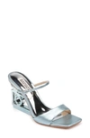 BADGLEY MISCHKA LUNA WEDGE SLIDE SANDAL