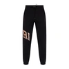Amiri Bandana Logo Print Track Pants In Black