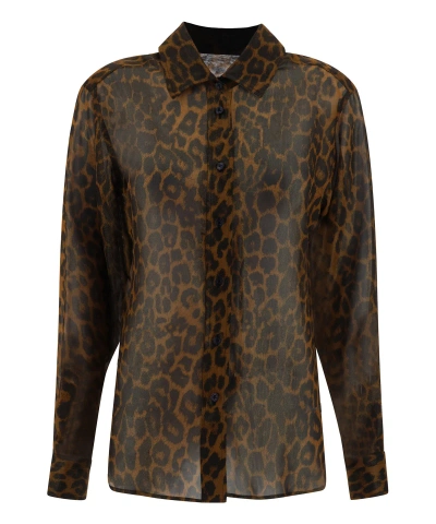 Tom Ford Shirt In Brown