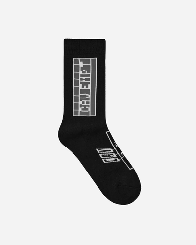 Cav Empt Logo Socks In Black