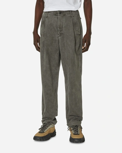 Cav Empt Overdye Cotton Casual Trousers Charcoal In Black