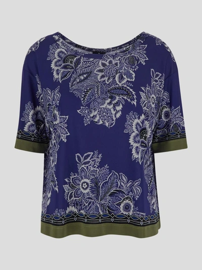 Etro T-shirts And Polos In Stampafondoblu
