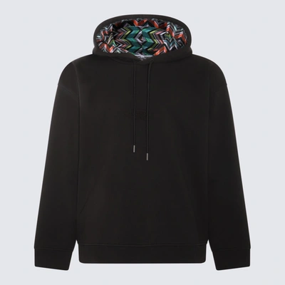 MISSONI MISSONI BLACK COTTON SWEATSHIRT