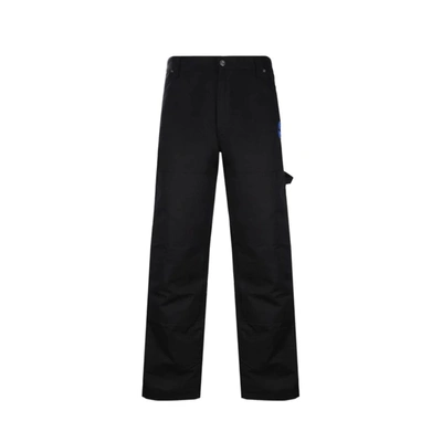 Off-white Cargo Straight-leg Pants In Black