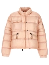 Moncler Quilted High Collar Zippered Pockets Jacket