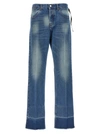 N°21 PLEATED JEANS BLUE