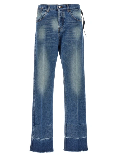 N°21 Pleated Jeans Blue In Azul