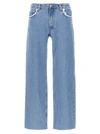 Apc Relaxed Raw Edge Jeans Light Blue