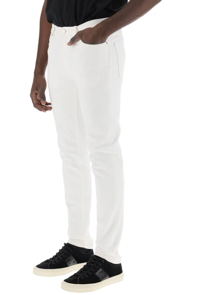 Zegna Roccia Slim-fit Jeans In White