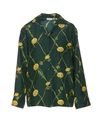 Burberry Green Shirt With Buttons Regular Collar In Green