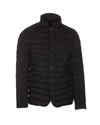 Herno Quilted Down Jacket Casual Jackets And Parka Blue In Black