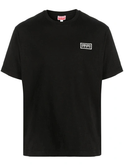 Kenzo T-shirt With Embroidery In Black