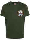 KENZO KENZO VARSITY DRAWN T-SHIRT WITH EMBROIDERY