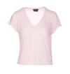 Tom Ford Cotton Nylon Sheer Jersey T-shirt In Pink