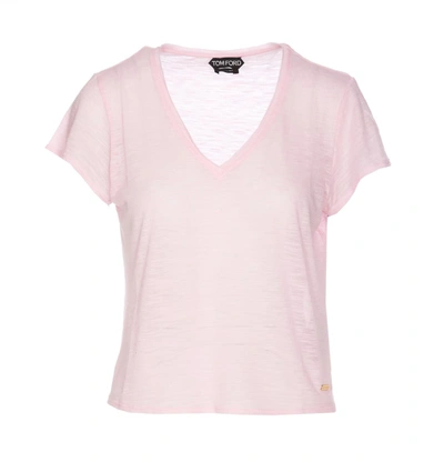 Tom Ford T-shirt  Woman Color Pink In Nude & Neutrals