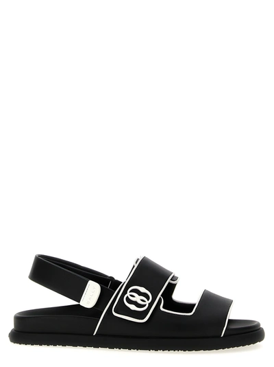 Bally Nyla Sandals In Blackwhite