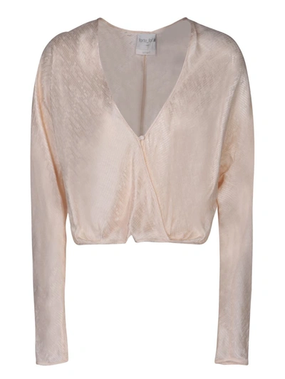 Forte Forte Microdamier Ivory Kimono Shirt In White