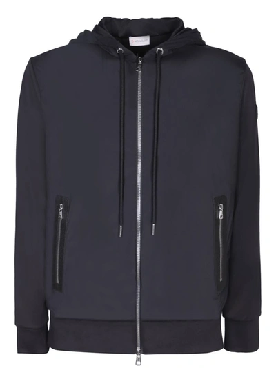 Moncler Zippered Black Cardigan