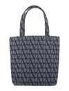 Valentino Iconographer Two-handle Tote Bag In Blue